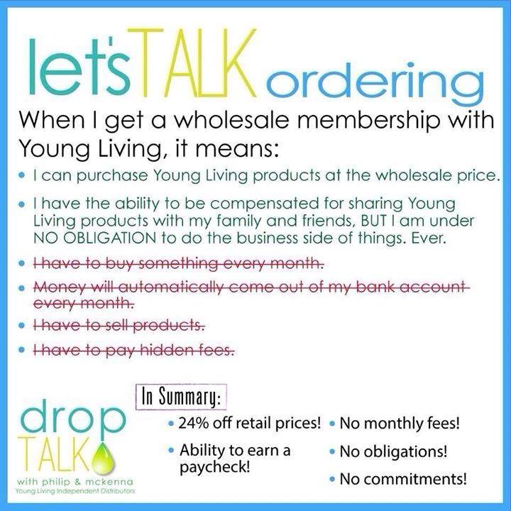 Lady of Lyme: Difference between a customer and wholesale member for Young Living