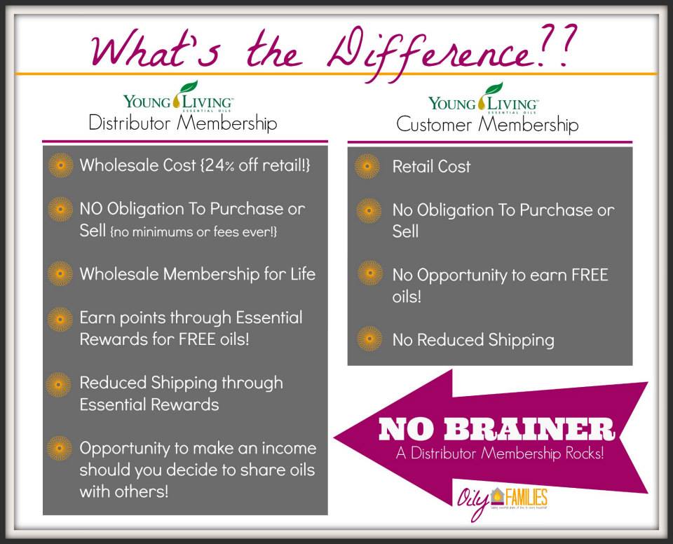 Lady of Lyme: Signing up for Young Living. What is the difference between a customer and wholesale member?